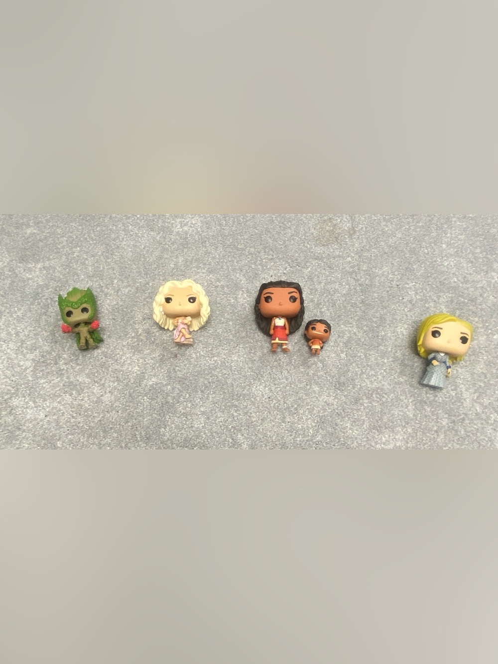 various pop culture characters set of 5